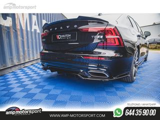 AÑADIDO DE DIFUSOR VOLVO S60 MK3 2018-- NEGRO MATE