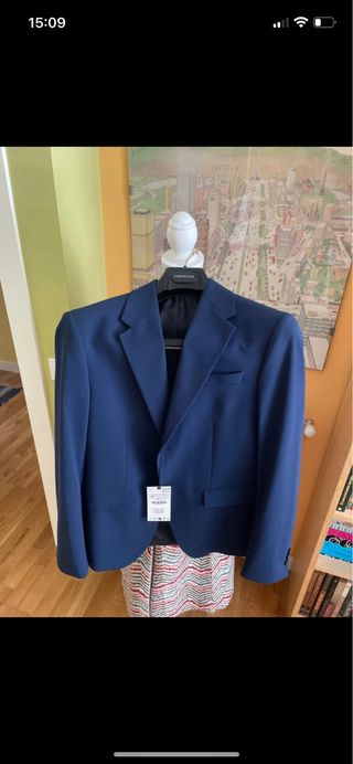 Chaqueta azul Zara Men – Nueva (Talla 48)