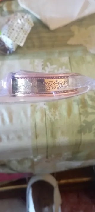 Pulsera Magnética de Cobre Dorada