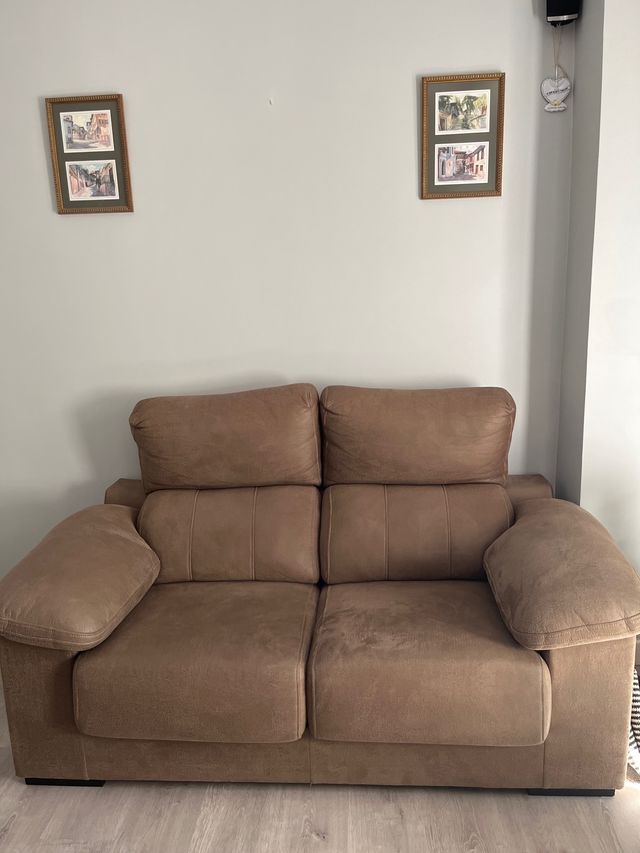 Par de sofás marrón como nuevos (2)