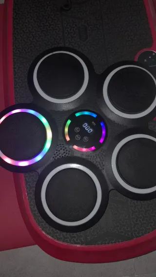 Máquina de boxeo electrónica con luces