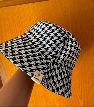 Sombrero DIOR Negro Multicolor REVERSIBLE  UNISEX
