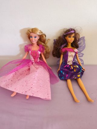 Muñecas Barbie Princesa y Hada