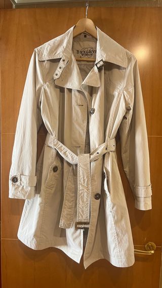 Gabardina Bexleys Mujer Talla 42 Beige