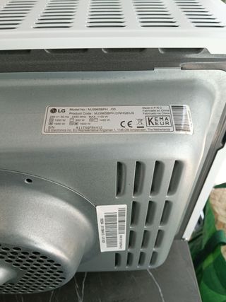 Horno Microondas LG Blanco