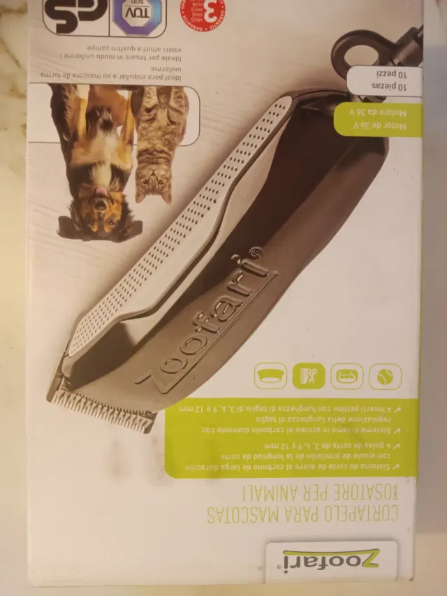 Tosquiador Zoofari com pentes