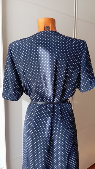 Vestido azul vintage. Nuevo