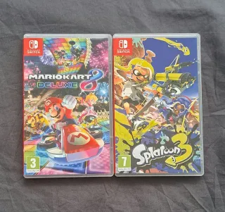 Mario Kart 8 Deluxe y Splatoon 3 Nintendo Switch