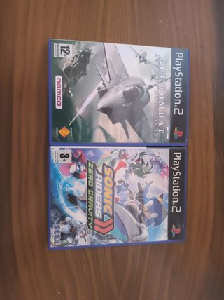 Pack PS2 Ace Combat y Sonic Riders