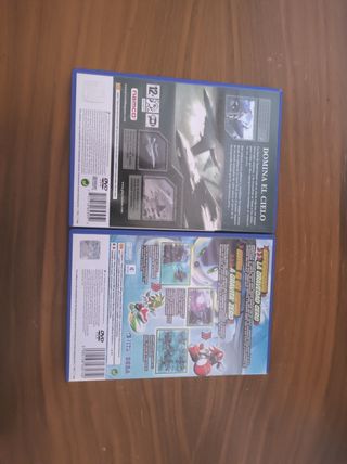Pack PS2 Ace Combat y Sonic Riders