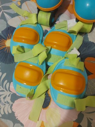 Patines para niños con protecciones
