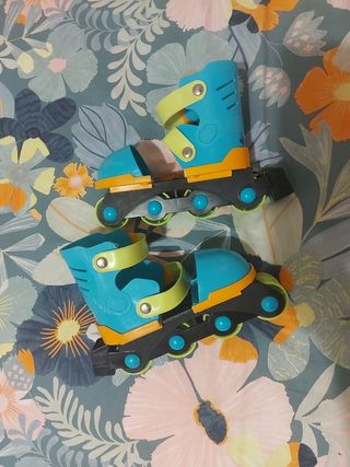 Patines para niños con protecciones