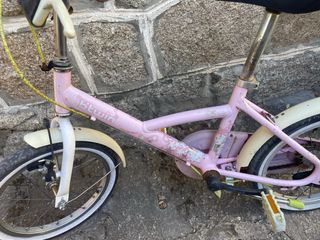 Bicicleta infantil B-Twin rosa