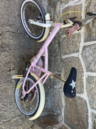 Bicicleta infantil B-Twin rosa