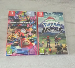 Mario Kart 8 Deluxe y Pokémon Leyendas Arceus 