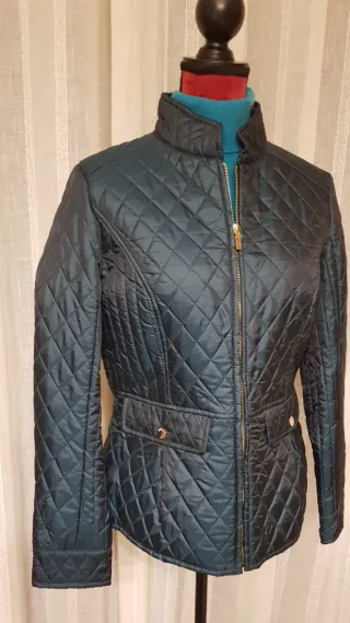 Chaqueta acolchada verde