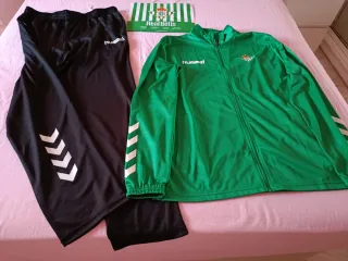 Chándal Hummel Betis Verde y Negro