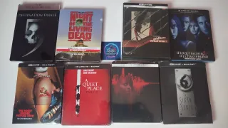 Pack 8 Películas Terror Steelbook Blu-ray y 4K