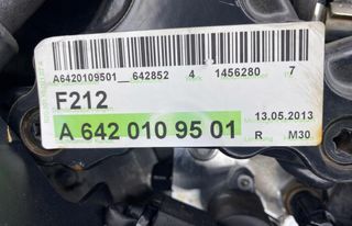 Motor Mercedes E300 CDI W212 2013 3.0CDI V6 OM6428
