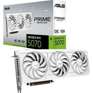 ASUS RTX 5070 12GB Blanca Triple ventilador