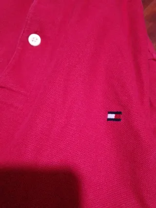 Camisa Tommy Hilfiger Roja Talla XL