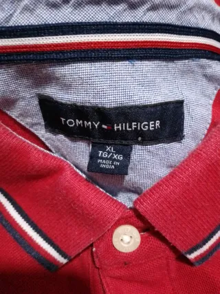Camisa Tommy Hilfiger Roja Talla XL