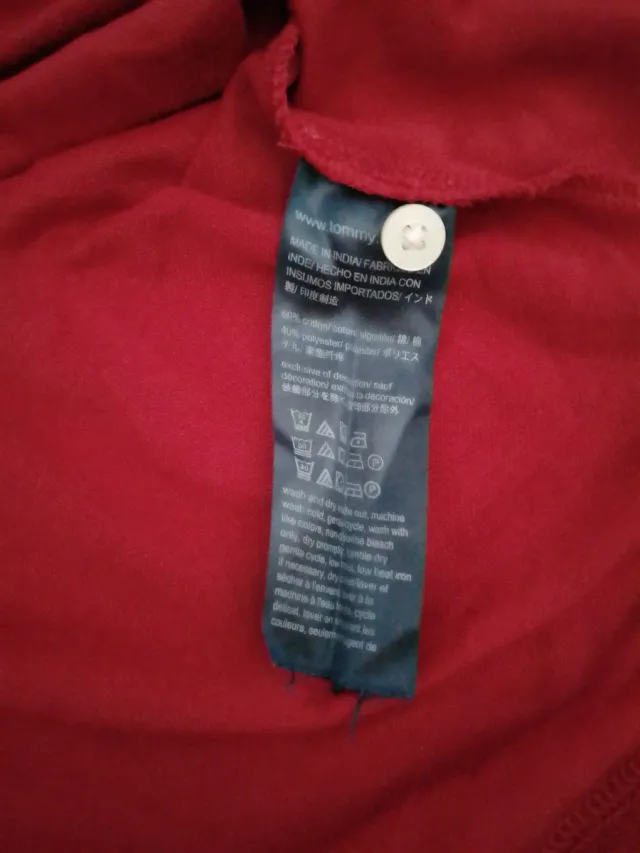 Polo Tommy Hilfiger Roja Talla XL