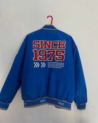 Chaqueta bomber azul SINCE 1975