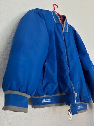 Chaqueta bomber azul SINCE 1975