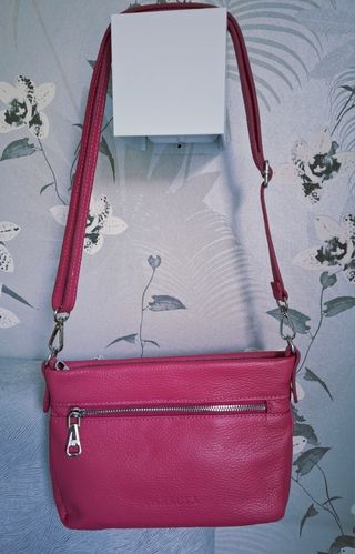 Bolso FARRUTX piel auténtica rosa, A ESTRENAR.