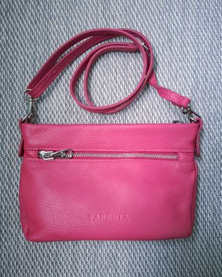 Bolso FARRUTX piel auténtica rosa, A ESTRENAR.