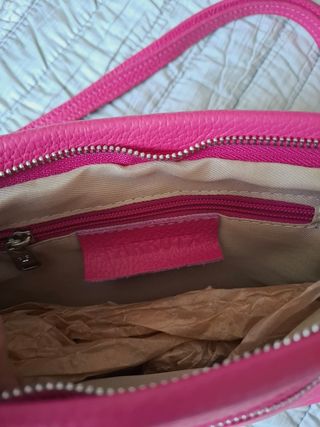 Bolso FARRUTX piel auténtica rosa, A ESTRENAR.