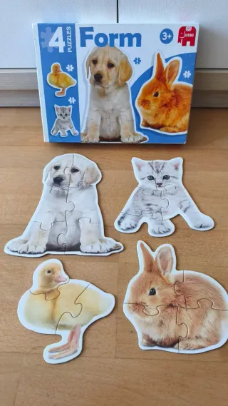 Puzzle 4 animales Jumbo