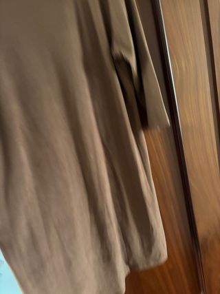 Vestido Strategga  Antelina Marrón Talla M