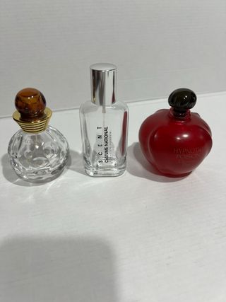 3 Bottiglie Profumi Vuote da Collezione 30ml