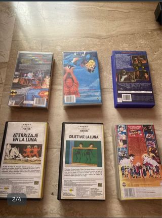 Lote 8 Películas VHS 5€/unidad