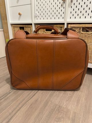 Maleta de piel vintage Gladiator marrón