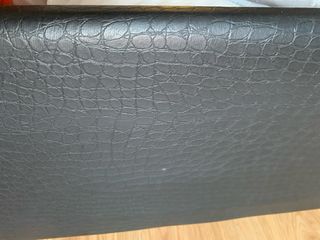 Canape 150cm Flex, pelle sintetica nera