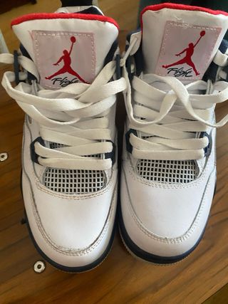 Jordan 4 Retro (GS) White Oreo