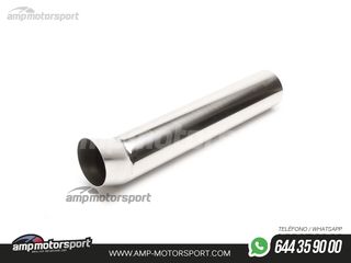 COLA DE ESCAPE REDONDA RECTA DTM 76MM