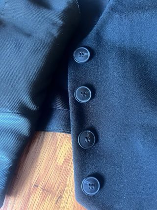 Chaleco Zara Mujer Negro Talla XS