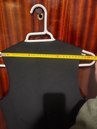 Chaleco Zara Mujer Negro Talla XS