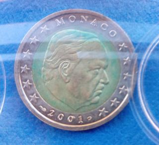 Moneda de Mónaco 2001 sc 2€