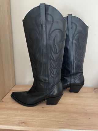 Botas cowboy negras 