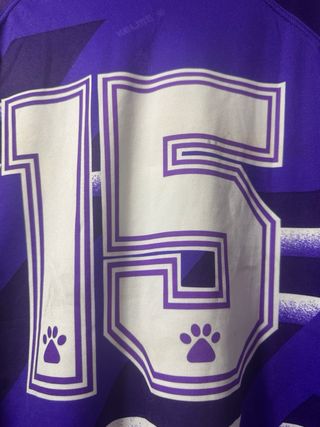 Camiseta Retro Real Madrid Kelme Morada