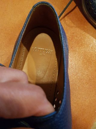 Zapatos vestir o baile Lotusse mujer azules