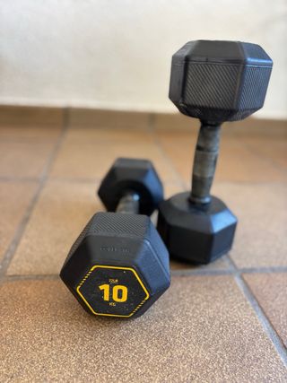 Pareja Mancuernas Hexagonales 2x10 kg