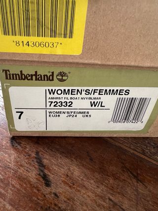 Timberland Scarpe da Barca Nere