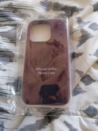 Funda iPhone 14 Pro Silicona Apple Morado