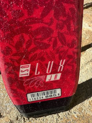 Esquís niños Salomon Lux Jr 120 con fijaciones